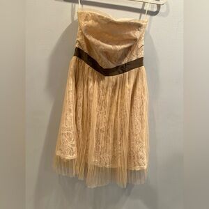 Rye nude strapless dress